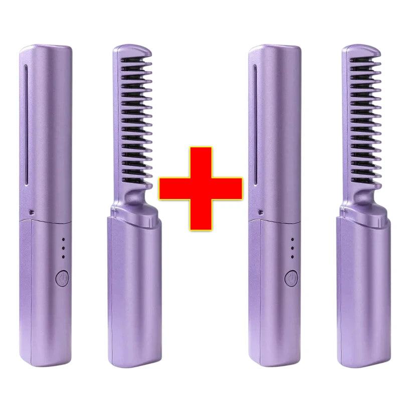 Pente Alisador de Cabelo 5 em 1 Sem Fio InfiniteGlam