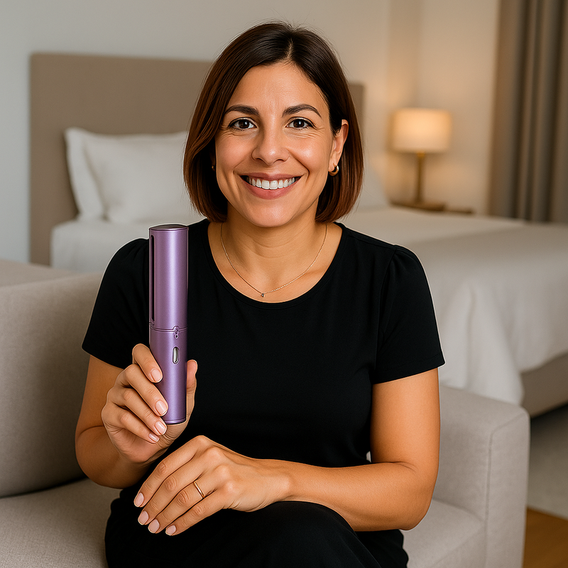 Pente Alisador de Cabelo 5 em 1 Sem Fio InfiniteGlam