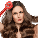 Escova de Massagem com LED de Luz Vermelha para Queda e Fortalecimento do Cabelo RedHair